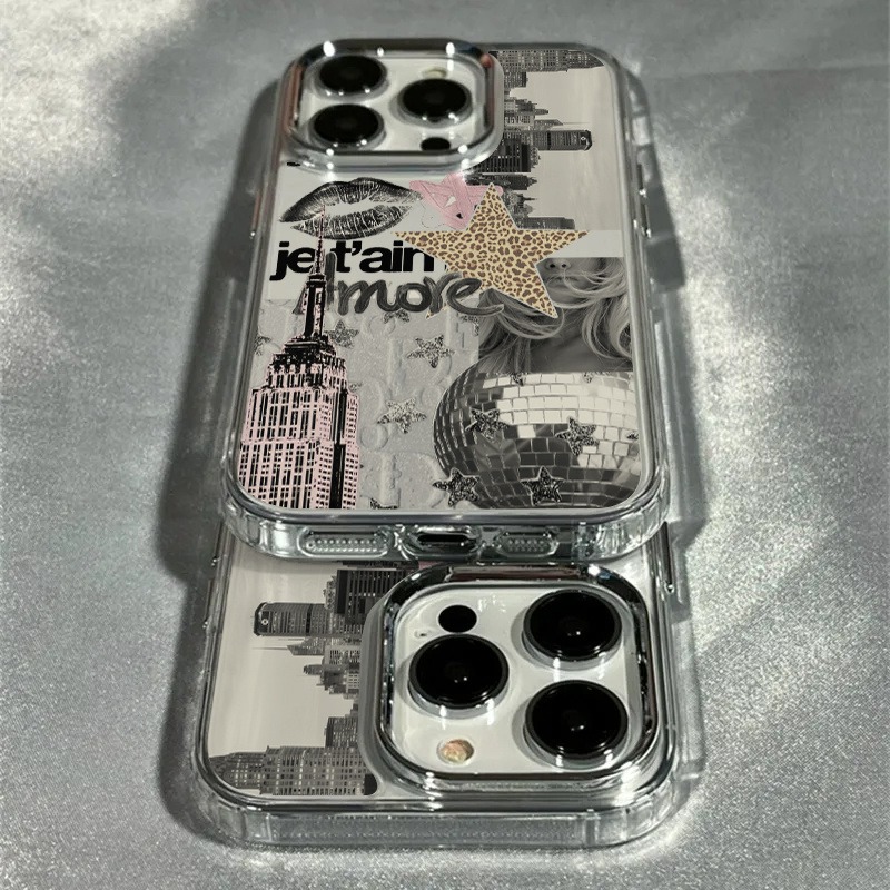 창의적인 레오파드 프린트 스타 라이트 볼 콜라주 고급  - Phone Cases You Can Design 리뷰 및 가격