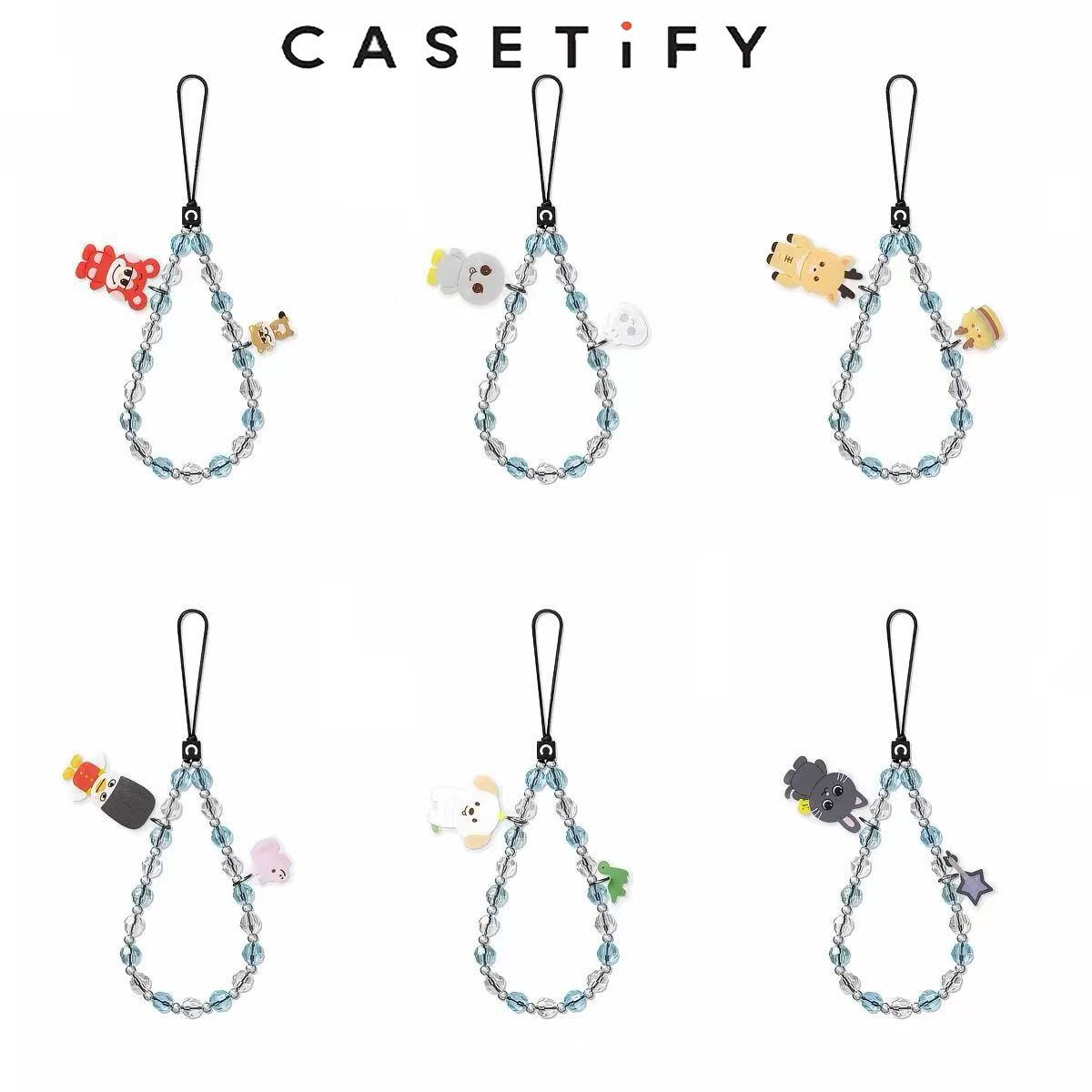 CASETiFY 귀여운 만화 캐릭터 비즈 폰 스트랩/크 - Phone Cases With Straps 리뷰 및 가격