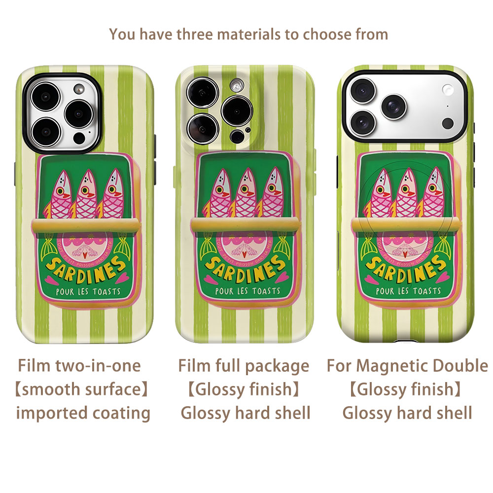 정어리 캔 디자인 마그네틱 폰 케이스 아이폰 17 16 - Phone Cases You Can Design 리뷰 및 가격