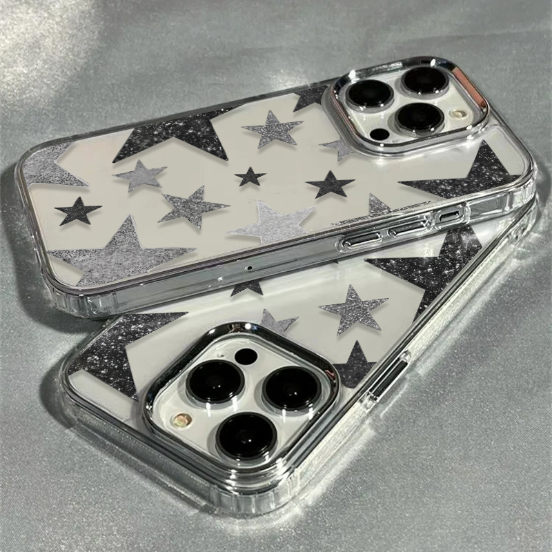 빛나는 별 트렌디 패턴 투명 폰 케이스 삼성 갤럭시 S - Phone Cases Trendy 리뷰 및 가격