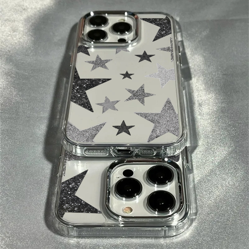 빛나는 별 트렌디 패턴 투명 폰 케이스 삼성 갤럭시 S - Phone Cases Trendy 리뷰 및 가격