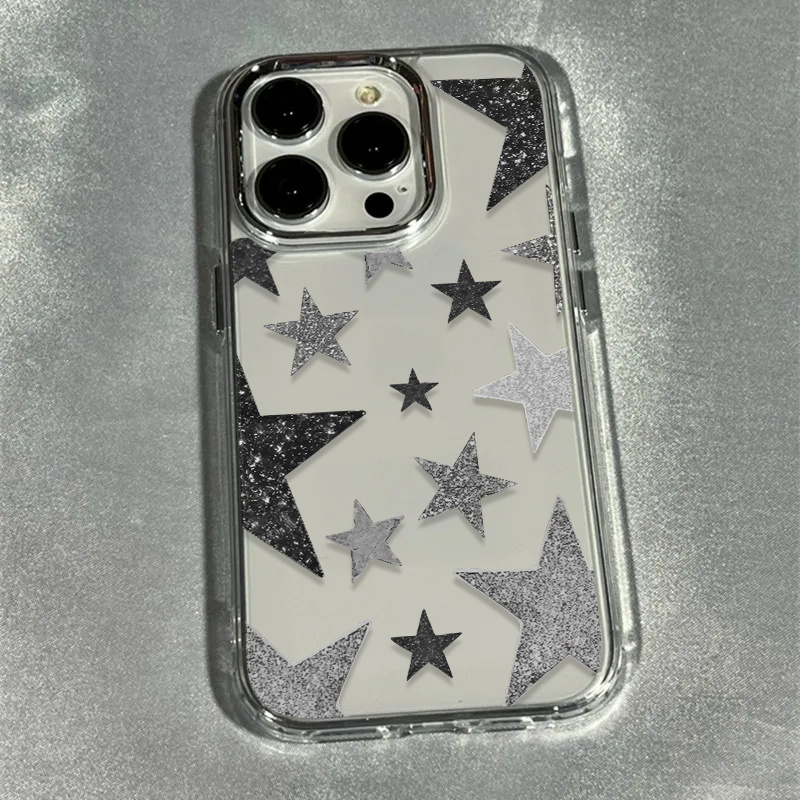 빛나는 별 트렌디 패턴 투명 폰 케이스 삼성 갤럭시 S - Phone Cases Trendy 리뷰 및 가격