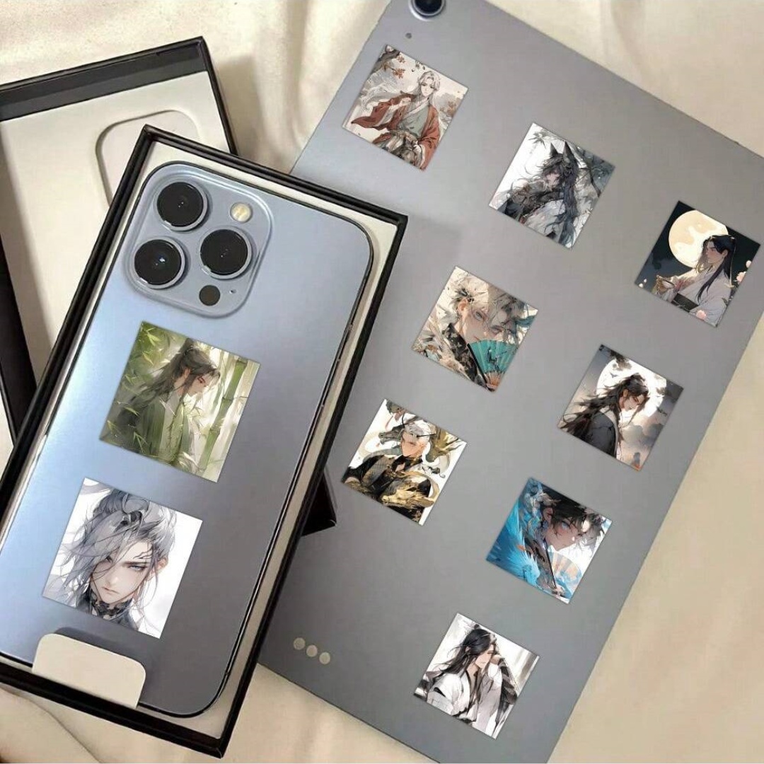 고대 스타일의 잘생긴 남자 만화 방수 스티커 60개,  - Phone Cases You Can Design 리뷰 및 가격