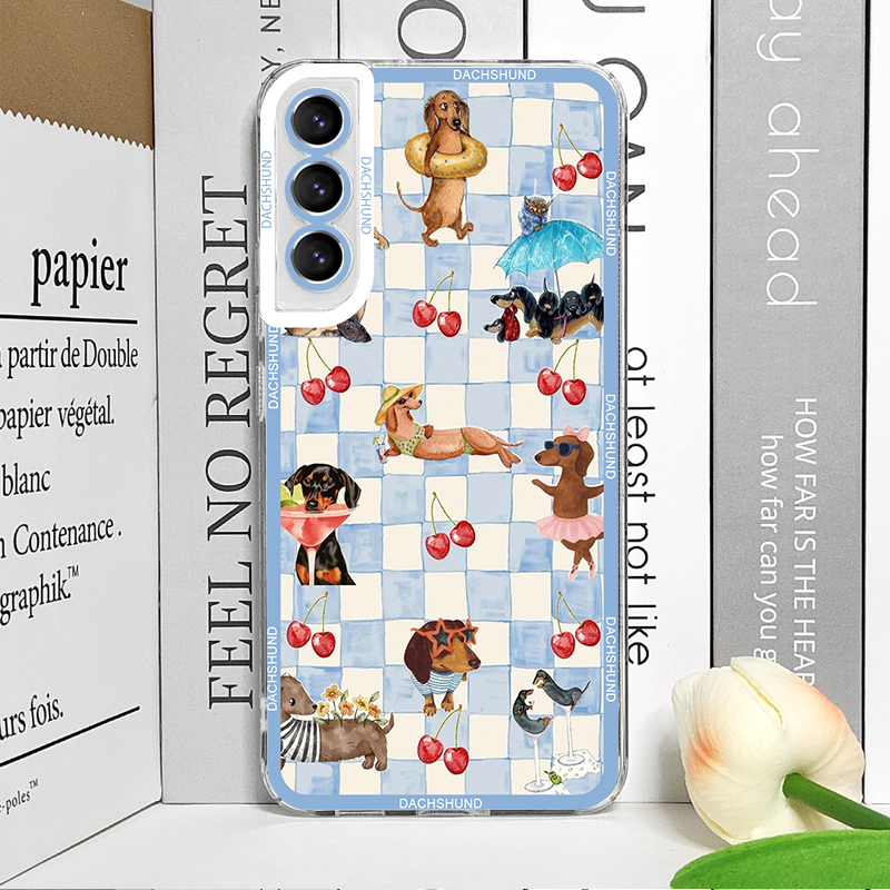 귀여운 닥스훈트 강아지 무늬 프린트 소프트 케이스, 삼 - Phone Cases Galaxy S26 Ultra 리뷰 및 가격