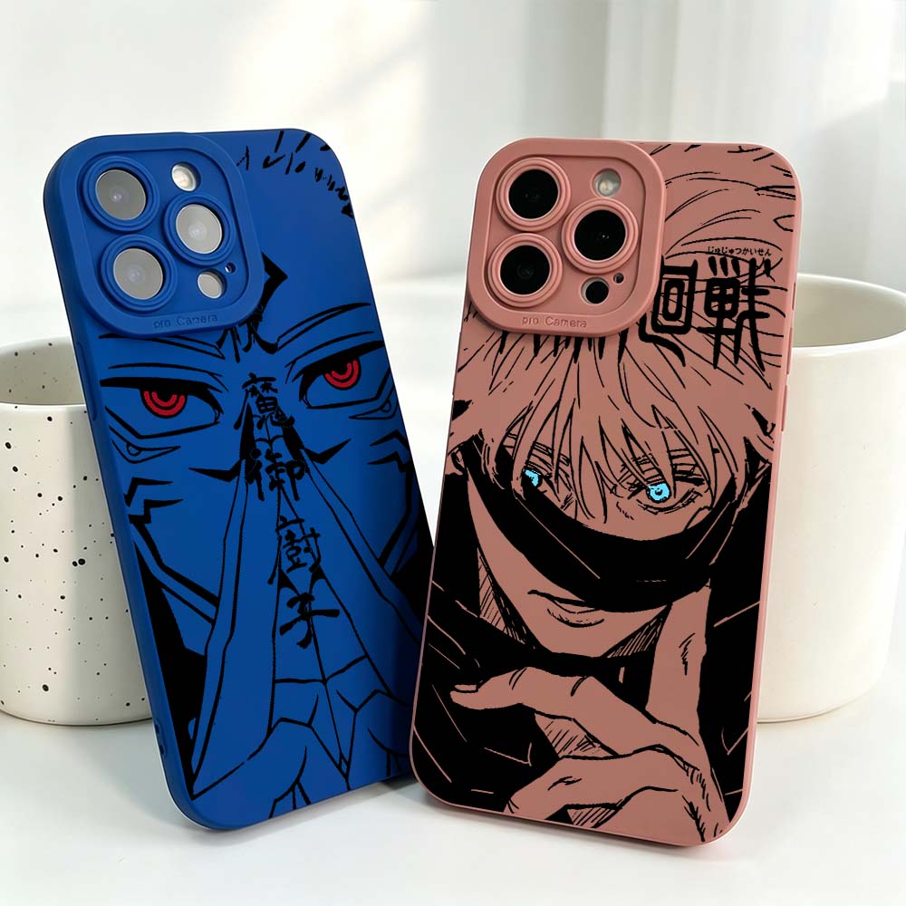 애니메이션 주술회전 멋진 커버 실리콘 케이스 아이폰 1 - Phone Cases Iphone 15 리뷰 및 가격
