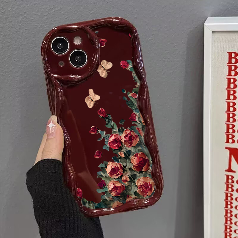 레트로 꽃무늬 유화 디자인 아이폰 17 Pro Max  - Phone Cases Drawing 리뷰 및 가격
