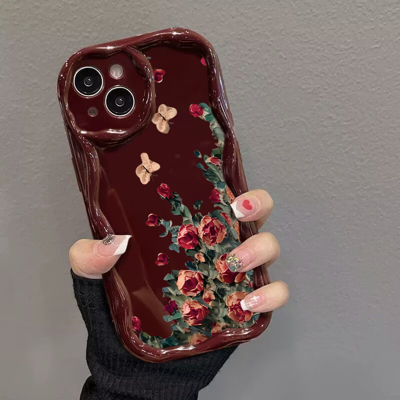 레트로 꽃무늬 유화 디자인 아이폰 17 Pro Max  - Phone Cases Drawing 리뷰 및 가격