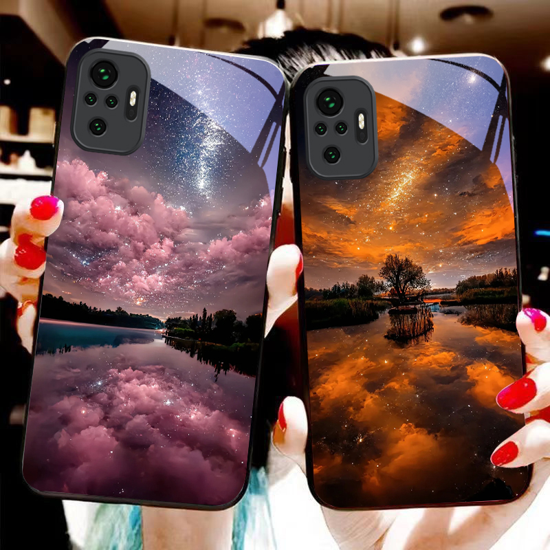 심야의 별자리 성운 레드미 노트 7 8 9 8T 10  - Phone Cases Redmi 리뷰 및 가격
