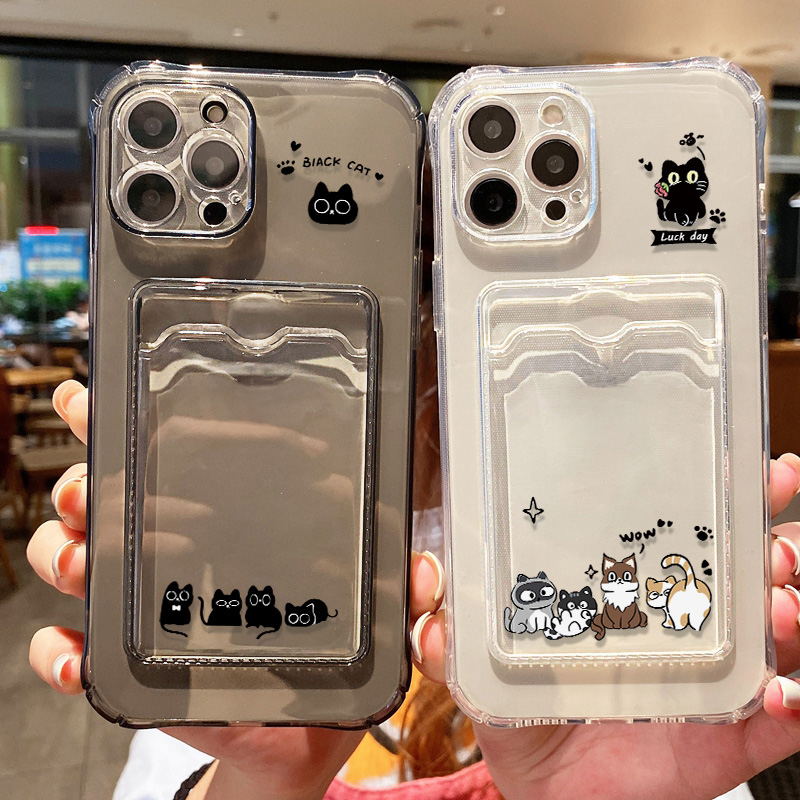 귀여운 검은 고양이 폰 케이스 아이폰 17 프로 맥스  - Phone Cases With Wallet 리뷰 및 가격
