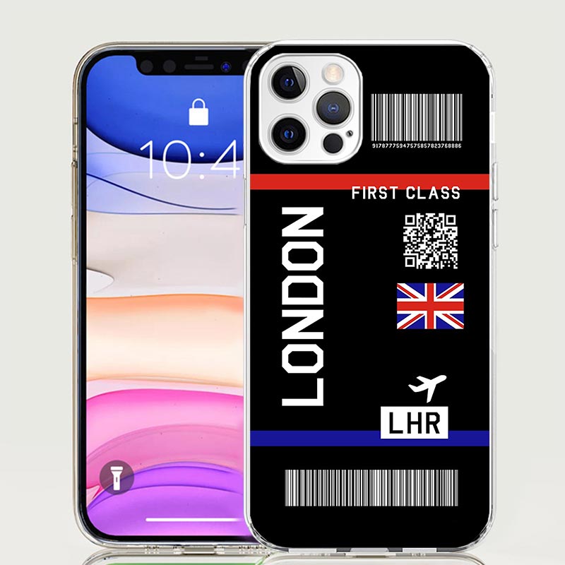 항공권 바코드 디자인 아이폰 17 에어 16 15 플러 - Phone Cases Aviation 리뷰 및 가격