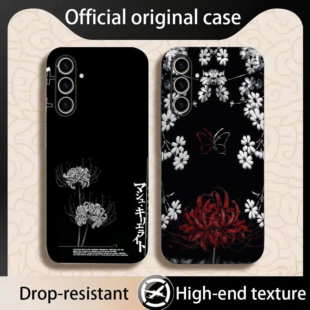 레드 스파이더 릴리 일본 예술 패션 디자인 삼성 갤럭시 - Phone Cases Trendy 리뷰 및 가격