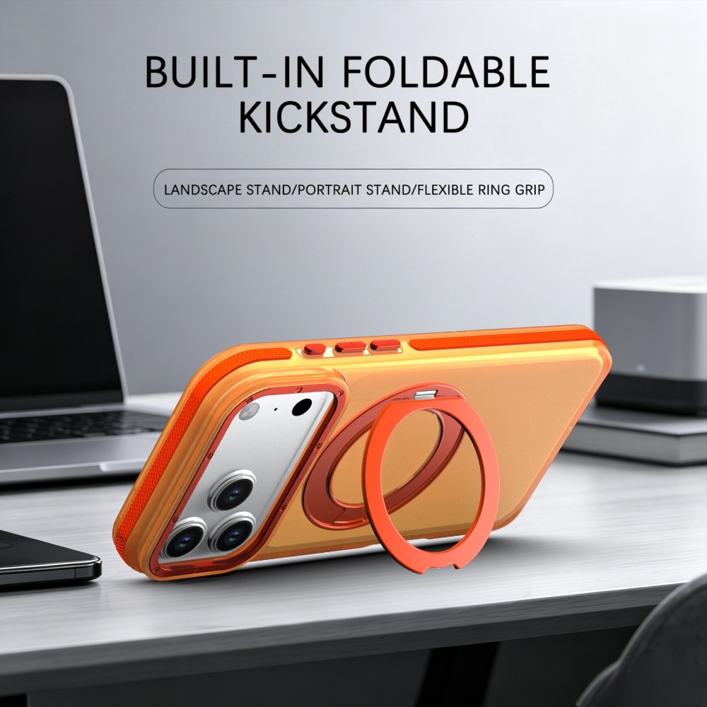 대비되는 색상의 360도 회전 마그네틱 맥세이프 링 스 - Ring Stand Case 리뷰 및 가격