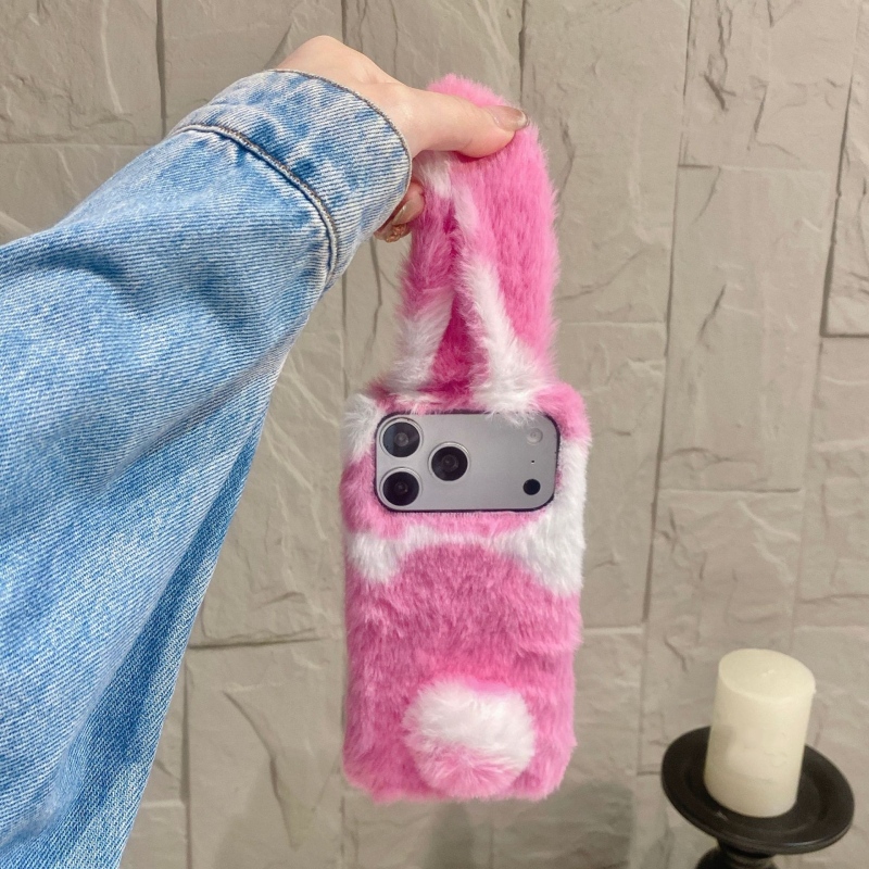 귀여운 토끼 디자인 폭신한 폰 케이스 아이폰 17 16 - Phone Cases Iphone 15 리뷰 및 가격