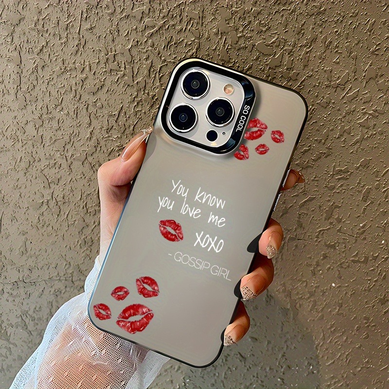 스타일리시한 소문 테마 립 프린트 레이저 디자인의 활력 - Phone Cases You Can Design 리뷰 및 가격