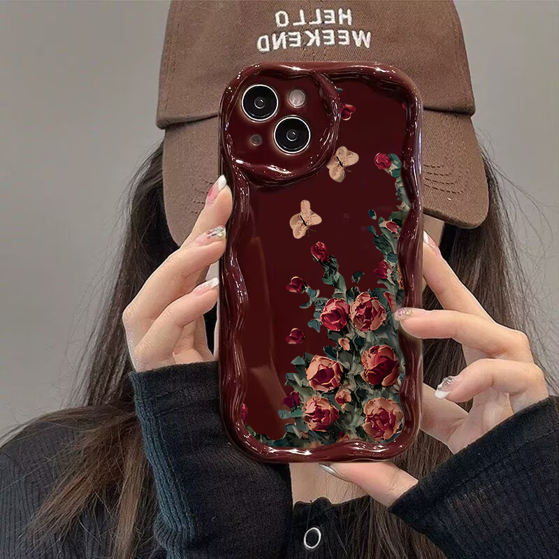 레트로 유화 꽃무늬 아이폰 17 16 14 Pro Ma - Phone Cases Drawing 리뷰 및 가격