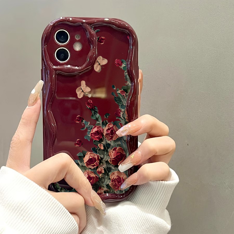 레트로 유화 꽃무늬 아이폰 17 16 14 Pro Ma - Phone Cases Drawing 리뷰 및 가격